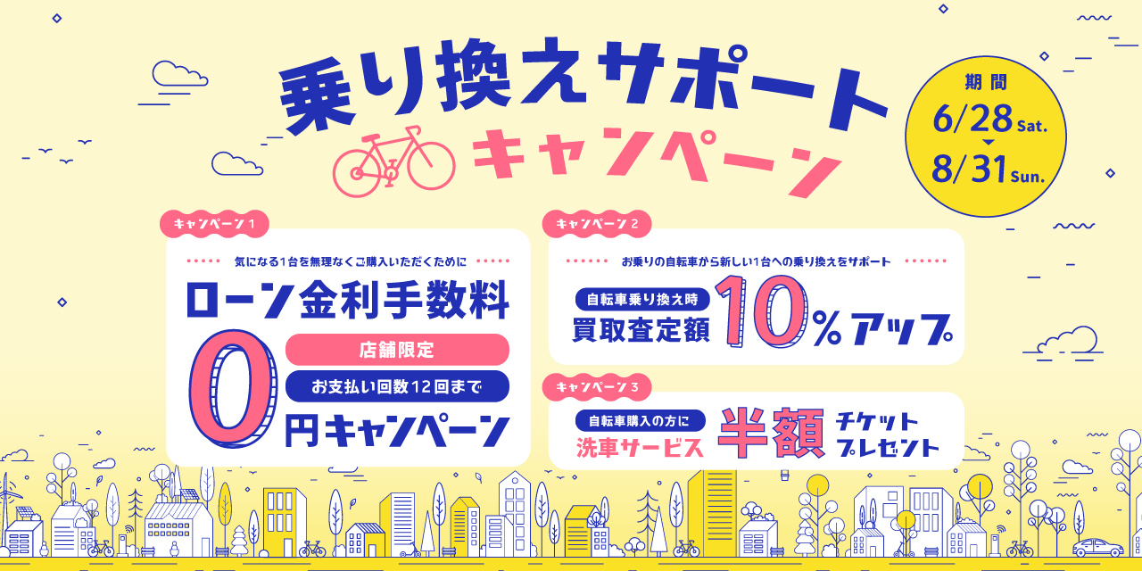 乗り換えサポートキャンペーン