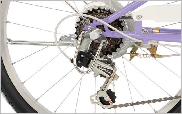 リアディレイラー 外装6段変速